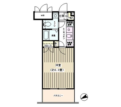 パークフィールド市川の物件間取画像